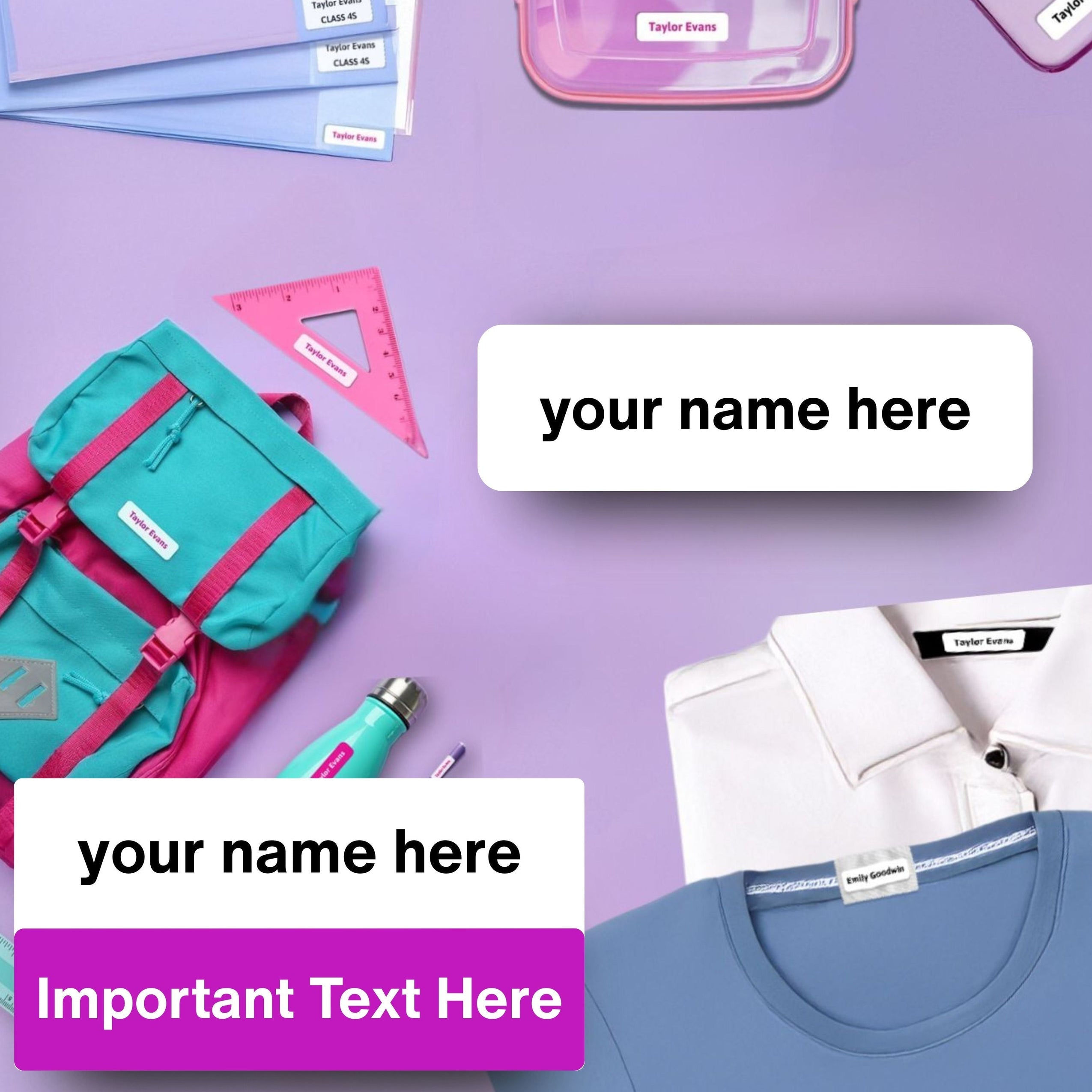 Best Waterproof School Labels That Actually Stick, Stay and Last