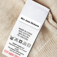 Care Home Name Labels - Small 32mm x 10mm 45 Per Sheet