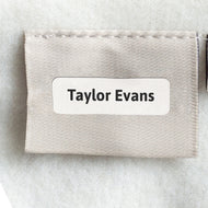School and Parent Stick-On Name Labels Small 32mm x 10mm 45 Per Sheet